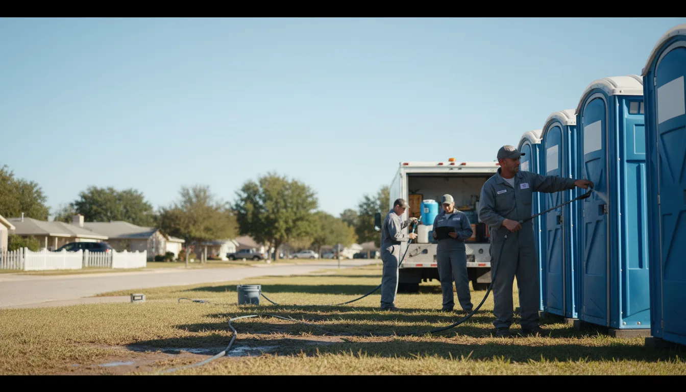 Long-Term Portable Toilet Rental in Marble Falls, AR near me